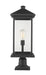 Z-Lite 531PHBXLR-533PM-BK Portland One Light Outdoor Pier Mount, Black Main Image.jpg