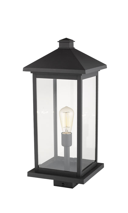 Z-Lite 531PHBXLS-BK Portland One Light Outdoor Post Mount, Black Alternate Image 2.jpg