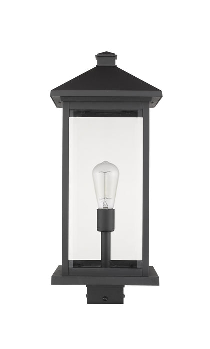 Z-Lite 531PHBXLS-BK Portland One Light Outdoor Post Mount, Black Alternate Image 4.jpg