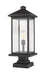 Z-Lite 531PHBXLS-SQPM-BK Portland One Light Outdoor Pier Mount, Black Alternate Image.jpg