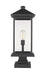 Z-Lite 531PHBXLS-SQPM-BK Portland One Light Outdoor Pier Mount, Black Main Image.jpg