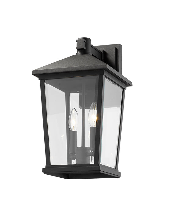 Z-Lite 568B-BK Beacon Two Light Outdoor Wall Sconce, Black Alternate Image 2.jpg