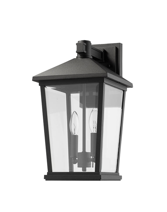 Z-Lite 568B-BK Beacon Two Light Outdoor Wall Sconce, Black Alternate Image 4.jpg