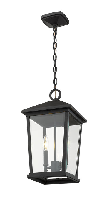 Z-Lite 568CHB-BK Beacon Two Light Outdoor Chain Mount Ceiling Fixture, Black Alternate Image.jpg