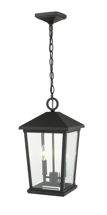 Z-Lite 568CHB-BK Beacon Two Light Outdoor Chain Mount Ceiling Fixture, Black Alternate Image 2.jpg