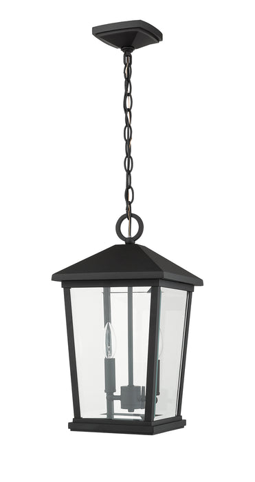 Z-Lite 568CHB-BK Beacon Two Light Outdoor Chain Mount Ceiling Fixture, Black Alternate Image 4.jpg