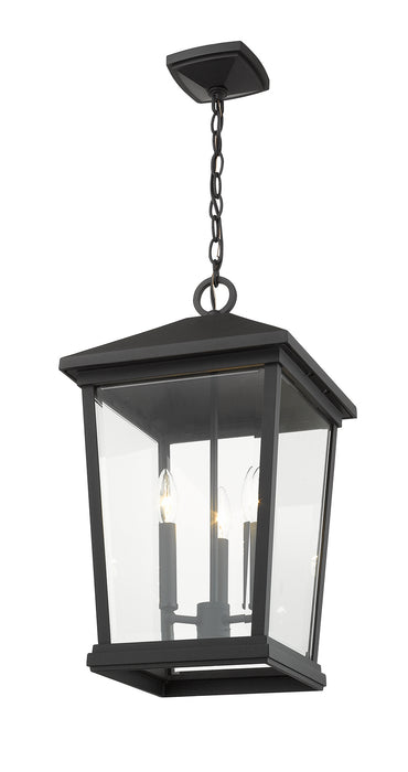 Z-Lite 568CHXL-BK Beacon Three Light Outdoor Chain Mount Ceiling Fixture, Black Alternate Image.jpg