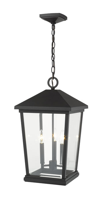 Z-Lite 568CHXL-BK Beacon Three Light Outdoor Chain Mount Ceiling Fixture, Black Alternate Image 2.jpg