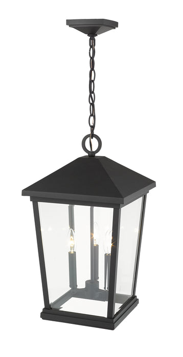 Z-Lite 568CHXL-BK Beacon Three Light Outdoor Chain Mount Ceiling Fixture, Black Alternate Image 3.jpg