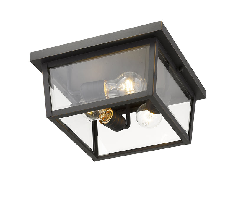 Z-Lite 568F-ORB Beacon Three Light Outdoor Flush Mount, Oil Rubbed Bronze Alternate Image 2.jpg