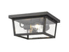 Z-Lite 568F-ORB Beacon Three Light Outdoor Flush Mount, Oil Rubbed Bronze Main Image.jpg