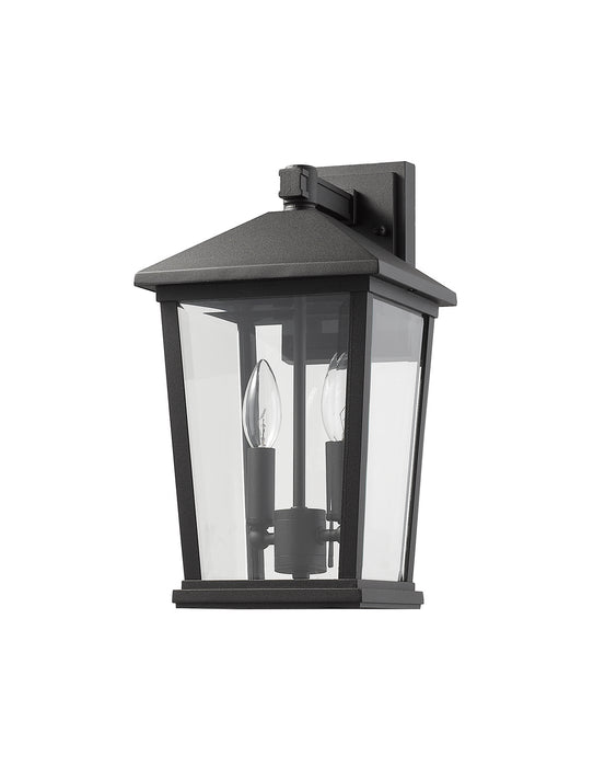 Z-Lite 568M-BK Beacon Two Light Outdoor Wall Sconce, Black Alternate Image 4.jpg