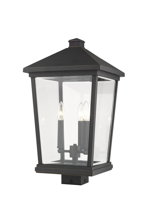 Z-Lite 568PHXLS-ORB Beacon Three Light Outdoor Post Mount, Oil Rubbed Bronze Main Image.jpg