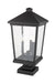 Z-Lite 568PHXLS-SQPM-BK Beacon Three Light Outdoor Pier Mount, Black Alternate Image.jpg