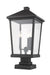 Z-Lite 568PHXLS-SQPM-BK Beacon Three Light Outdoor Pier Mount, Black Alternate Image 3.jpg