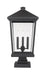 Z-Lite 568PHXLS-SQPM-BK Beacon Three Light Outdoor Pier Mount, Black Alternate Image 4.jpg