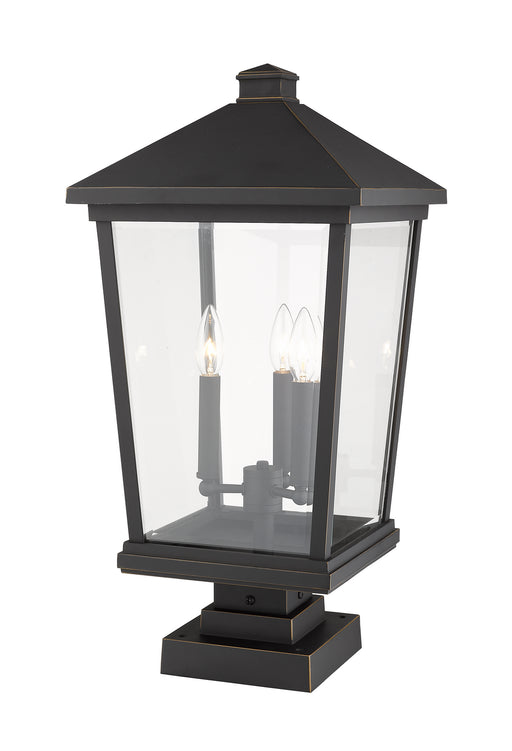 Z-Lite 568PHXLS-SQPM-ORB Beacon Three Light Outdoor Pier Mount, Oil Rubbed Bronze Alternate Image.jpg