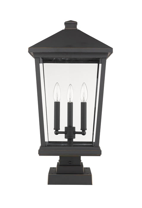 Z-Lite 568PHXLS-SQPM-ORB Beacon Three Light Outdoor Pier Mount, Oil Rubbed Bronze Alternate Image 4.jpg