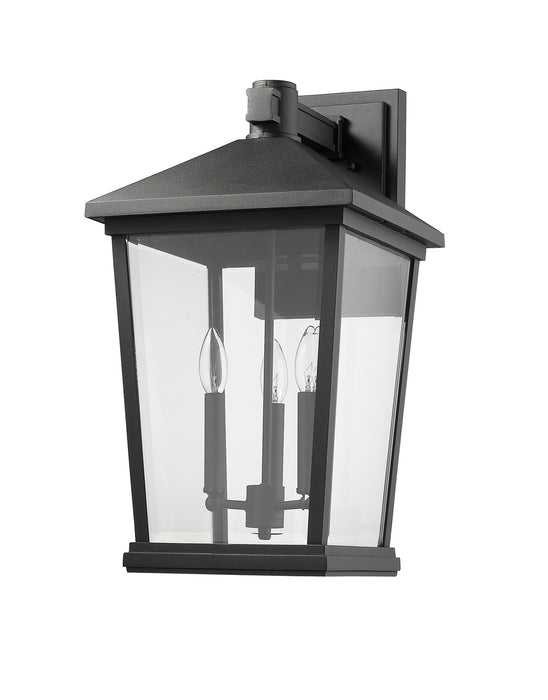 Z-Lite 568XL-BK Beacon Three Light Outdoor Wall Sconce, Black Alternate Image 4.jpg