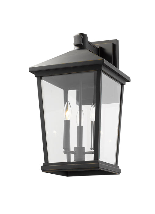 Z-Lite 568XL-ORB Beacon Three Light Outdoor Wall Sconce, Oil Rubbed Bronze Alternate Image 2.jpg