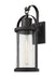 Z-Lite 569B-BK Roundhouse One Light Outdoor Wall Sconce, Black Main Image.jpg