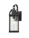 Z-Lite 569S-BK Roundhouse One Light Outdoor Wall Sconce, Black Main Image.jpg