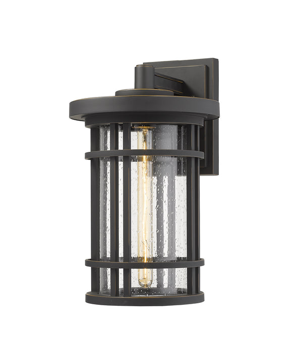 Z-Lite 570B-ORB Jordan One Light Outdoor Wall Sconce, Oil Rubbed Bronze Main Image.jpg