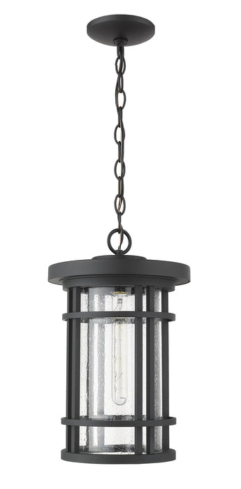 Z-Lite 570CHB-BK Jordan One Light Outdoor Chain Mount Ceiling Fixture, Black Alternate Image 4.jpg