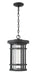 Z-Lite 570CHB-BK Jordan One Light Outdoor Chain Mount Ceiling Fixture, Black Alternate Image 4.jpg