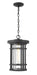 Z-Lite 570CHB-BK Jordan One Light Outdoor Chain Mount Ceiling Fixture, Black Main Image.jpg