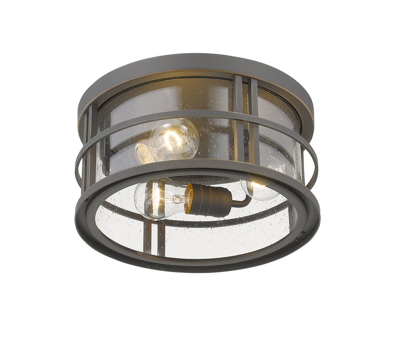 Z-Lite 570F-ORB Jordan Three Light Outdoor Flush Mount, Oil Rubbed Bronze Alternate Image 3.jpg