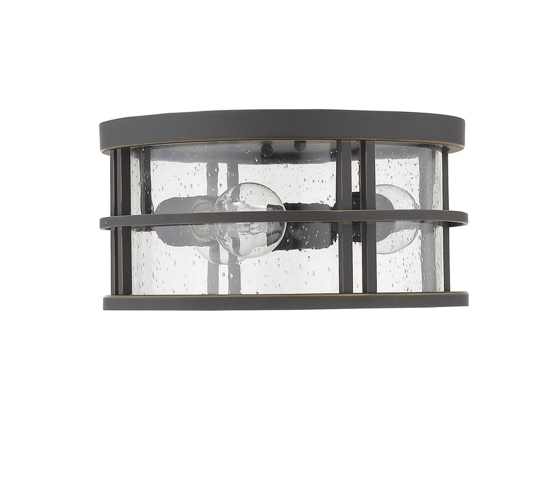 Z-Lite 570F-ORB Jordan Three Light Outdoor Flush Mount, Oil Rubbed Bronze Alternate Image 4.jpg