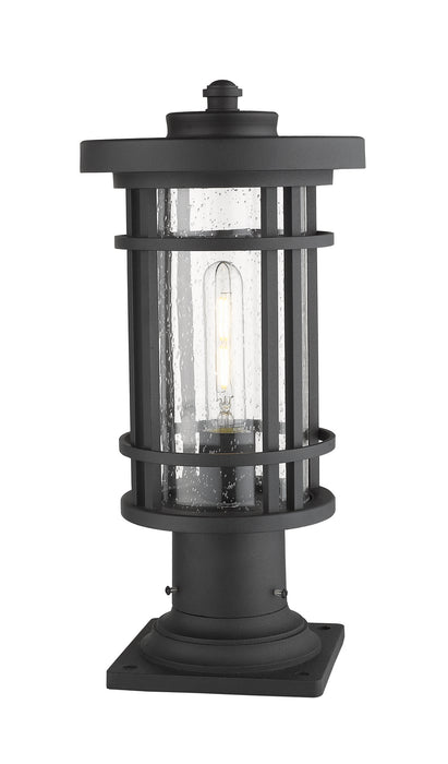 Z-Lite 570PHM-533PM-BK Jordan One Light Outdoor Pier Mount, Black Alternate Image 2.jpg