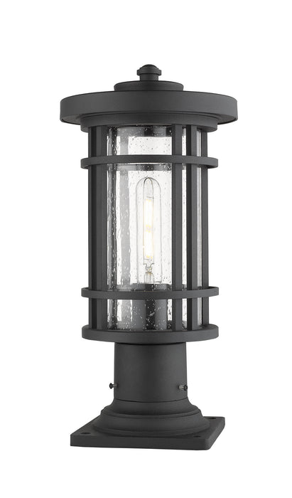 Z-Lite 570PHM-533PM-BK Jordan One Light Outdoor Pier Mount, Black Alternate Image 3.jpg