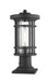 Z-Lite 570PHM-533PM-BK Jordan One Light Outdoor Pier Mount, Black Alternate Image 3.jpg