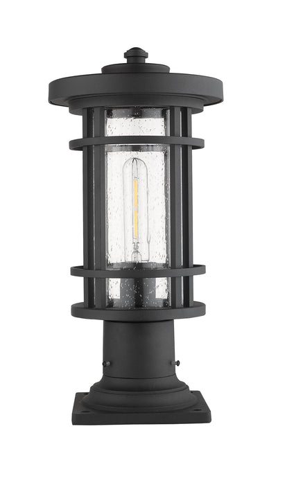 Z-Lite 570PHM-533PM-BK Jordan One Light Outdoor Pier Mount, Black Alternate Image 4.jpg