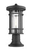 Z-Lite 570PHM-553PM-BK Jordan One Light Outdoor Pier Mount, Black Alternate Image 3.jpg