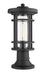 Z-Lite 570PHM-553PM-BK Jordan One Light Outdoor Pier Mount, Black Alternate Image 4.jpg