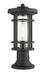 Z-Lite 570PHM-553PM-BK Jordan One Light Outdoor Pier Mount, Black Main Image.jpg