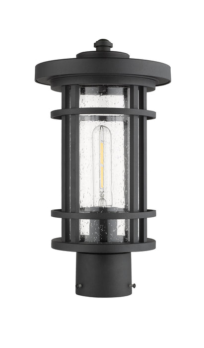 Z-Lite 570PHM-BK Jordan One Light Outdoor Post Mount, Black Alternate Image 4.jpg