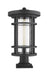 Z-Lite 570PHXL-533PM-BK Jordan One Light Outdoor Pier Mount, Black Alternate Image 4.jpg