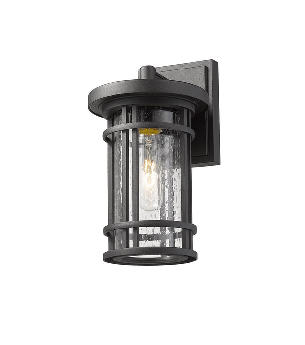 Z-Lite 570S-BK Jordan One Light Outdoor Wall Sconce, Black Alternate Image 2.jpg