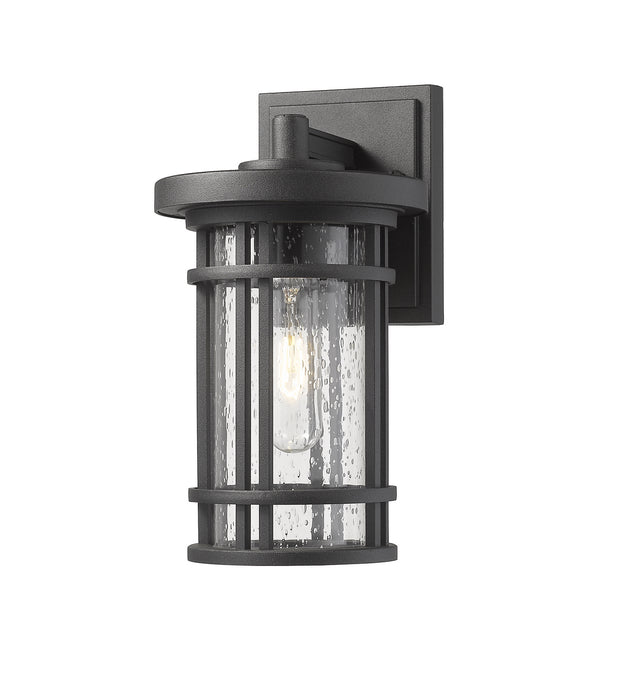 Z-Lite 570S-BK Jordan One Light Outdoor Wall Sconce, Black Main Image.jpg