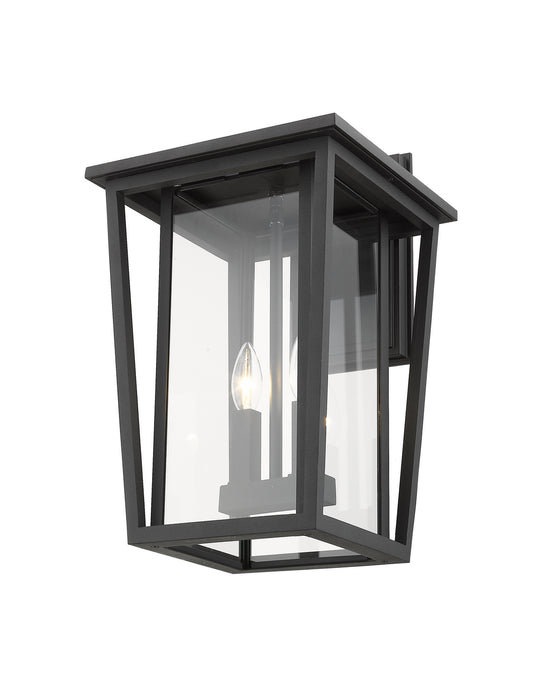 Z-Lite 571B-BK Seoul Two Light Outdoor Wall Sconce, Black Alternate Image 3.jpg