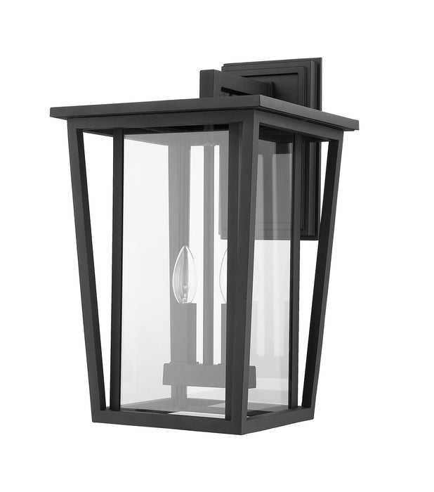 Z-Lite 571B-BK Seoul Two Light Outdoor Wall Sconce, Black Alternate Image 4.jpg