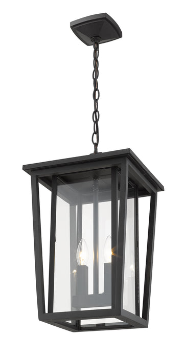 Z-Lite 571CHB-BK Seoul Two Light Outdoor Chain Mount Ceiling Fixture, Black Alternate Image.jpg