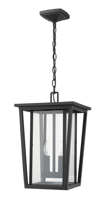 Z-Lite 571CHB-BK Seoul Two Light Outdoor Chain Mount Ceiling Fixture, Black Alternate Image 4.jpg