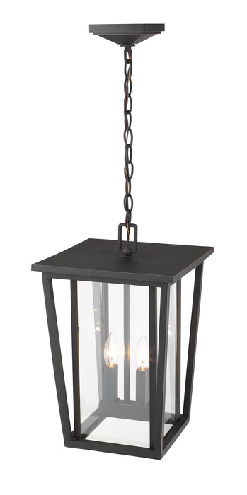 Z-Lite 571CHB-ORB Seoul Two Light Outdoor Chain Mount Ceiling Fixture, Oil Rubbed Bronze Alternate Image 3.jpg