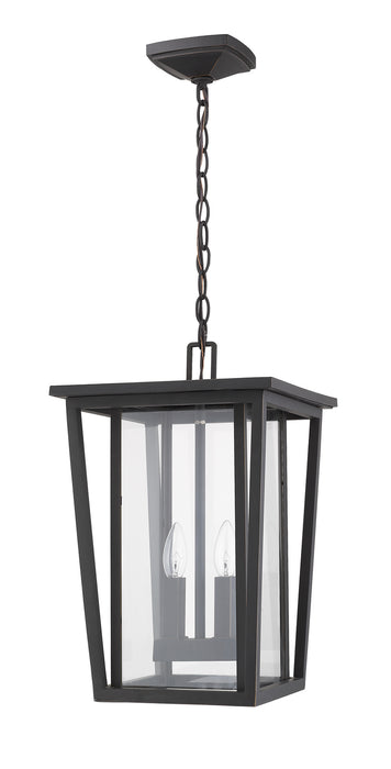 Z-Lite 571CHB-ORB Seoul Two Light Outdoor Chain Mount Ceiling Fixture, Oil Rubbed Bronze Alternate Image 4.jpg