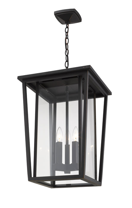 Z-Lite 571CHXL-ORB Seoul Three Light Outdoor Chain Mount Ceiling Fixture, Oil Rubbed Bronze Alternate Image.jpg